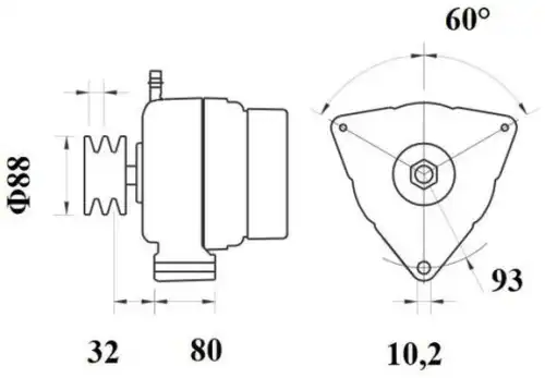Генератор MAHLE MG 819