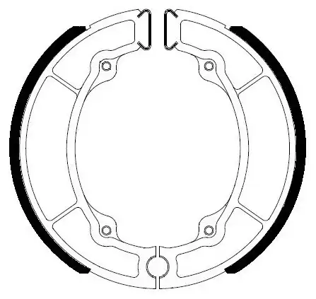 Тормозные колодки барабанные FERODO FSB733A