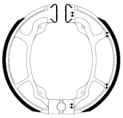 Тормозные колодки барабанные FERODO FSB963A