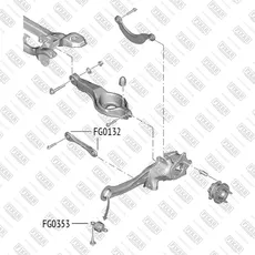 сайлентблок рычага!\ Ford Focus 11> FG0353 FIXAR