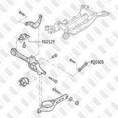 сайлентблок рычага!\ Ford Mondeo 07> FG0329 FIXAR