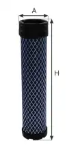 Фильтр воздушный GOODWILL AG 1022/1