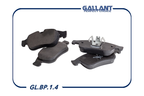 Тормозные колодки дисковые GALLANT GL.BP.1.4