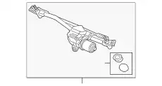 Крепление стеклоочистителя с электромотором 8W6955023 VAG