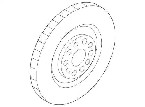 Тормозной диск VAG 4M0615301BF