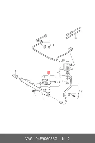 Форсунка 04E906036G VAG