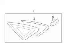 Cтекло боковое 8V7845297K VAG