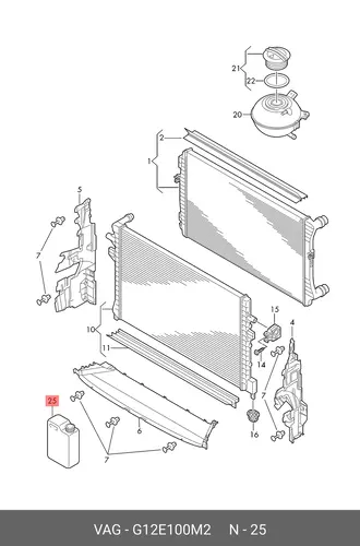 Антифриз VAG G12E100M2