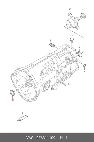 0F6311109 САЛЬНИК VAG