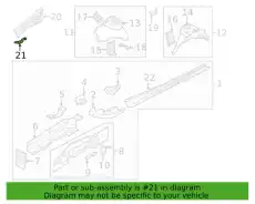 17A941058 Кронштейн фары VAG
