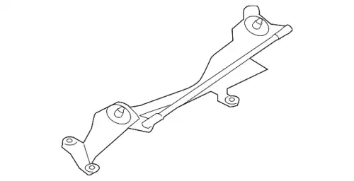 КУЛИСА ПЕРЕДНЕГО СТЕКЛООЧИСТИТЕЛЯ 8251A115 MITSUBISHI