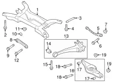 Рычаг подвески MITSUBISHI 4110A146