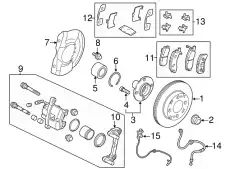 ПОДШИПНИК СТУПИЦЫ 3885A039 MITSUBISHI