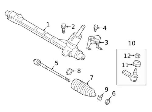 Рулевой наконечник MITSUBISHI 4422A139