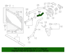  ПАТРУБОК РАДИАТОРА НИЖНИЙ 1370A887 MITSUBISHI