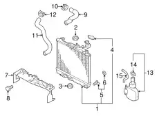 DUCT ASSY, RUBBER 1370A423 MITSUBISHI
