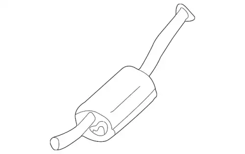 ГЛУШИТЕЛЬ,ВЫПУСКНОЙ СИСТЕМЫ MR481140 MITSUBISHI