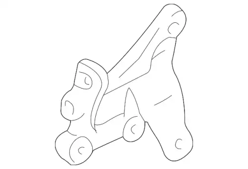 КРОНШТЕЙН НАСОСА ГУР MD372542 MITSUBISHI