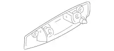 Ручка двери MITSUBISHI MR970194