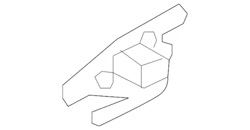 Ручка двери MITSUBISHI 5716A087YB