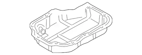 Поддон картера двигателя MITSUBISHI MD320639