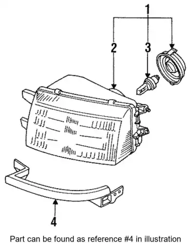 МОЛДИНГ,РЕШЕТКИ,ЛЕВ. MB861159 MITSUBISHI