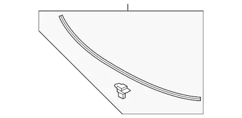 Уплотнитель двери MITSUBISHI 5902A006