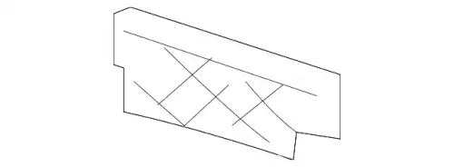 НАКЛАДКА БАМПЕРА 6400A392HA MITSUBISHI