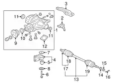 ПРОКЛАДКИ ПОВ.КУЛАКА 3515A049 MITSUBISHI