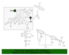 ПРОКЛАДКИ ПОВ.КУЛАКА 3515A049 MITSUBISHI