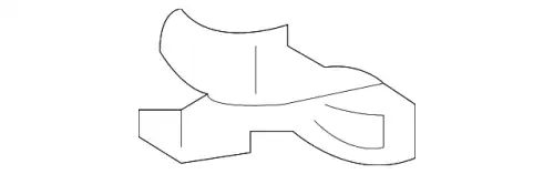 КРОНШТЕЙН ПЕРЕДНЕГО БАМПЕРА 6400B822 MITSUBISHI