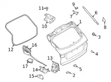 BOLT & WASHER J9C5974 JAGUAR