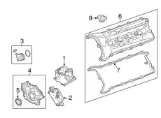 COVER-CAMSHAFT AJ814002 JAGUAR