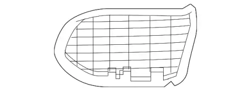 Решетка бампера JAGUAR J9C11682
