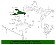 Рычаг подвески JAGUAR C2D45609