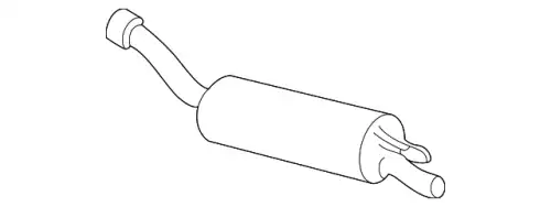 SCHALLDAEMPFER, AUSPUFF NNG6784BA JAGUAR