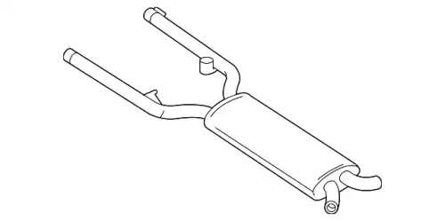 SCHALLDAEMPFER, AUSPUFF C2N1842 JAGUAR