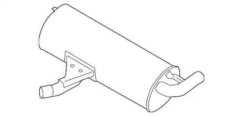 SCHALLDAEMPFER, AUSPUFF J9C10200 JAGUAR