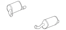 SCHALLDAEMPFER, AUSPUFF XR849449 JAGUAR