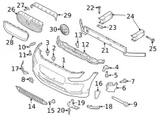 SCHRAUBE UND SCHEIBE T4K7006 JAGUAR