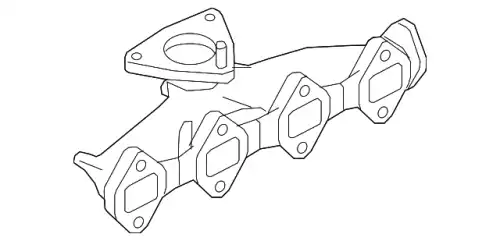 Впускной коллектор JDE39711 JAGUAR
