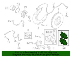 Тормозные колодки дисковые JAGUAR C2C41984