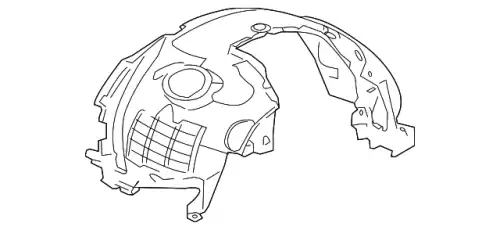 Подкрылок JAGUAR T4A26655