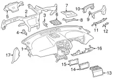 ПРИБОРНАЯ ПАНЕЛЬ T4A3717PVJ JAGUAR