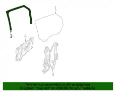 Уплотнитель двери JAGUAR J9C12873