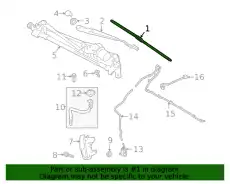 Щетка стеклоочистителя J9C7278 JAGUAR 650/26'' мм/"