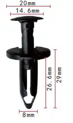 AK1113802 Клипса Ford, GM AUTOKREP