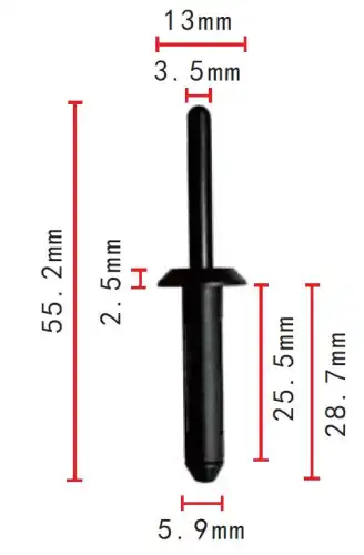 Заклепка GM AK778066 AUTOKREP