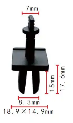 Держатель решетки GM AK778068 AUTOKREP