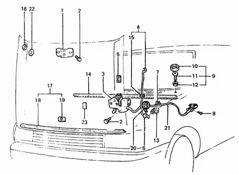 Клипса Autokrep 81174-21000 HYUNDAI